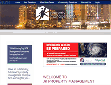 Tablet Screenshot of jkpropertymanagement.com